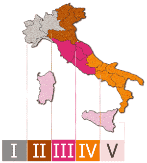 suddivisione circoscrizioni in Italia